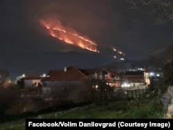 Požar u blizini Danilovgrada