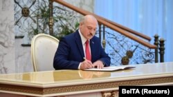 Belarusian strongman Alyaksandr Lukashenka 