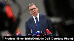 Predsednik Srbije Aleksandar Vučić, mart 2025.