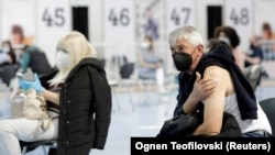 Вакцинација против ковид-19 во Скопје.