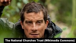 Беър Грилс по време на снимки през 2014 г.