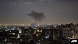 Teheranul, într-o imagine difuzată de Gărzile Revoluției Islamice din Iran, care ar înfățișa Teheranul în urma loviturilor israeliene din zorii zilei de 13 iunie 2025 