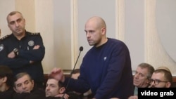 მსახიობი ანდრო ჭიჭინაძე სასამართლო სხდომაზე, 5 მარტი, 2025 წელი 