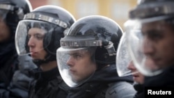 Полиция на акции сторонников Навального (иллюстративное фото)