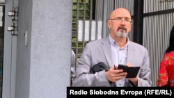 Fatmir Alispahić ispred Suda BiH, 16. septembra, 2021. 