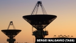 Антенный комплекс Центра дальней космической связи в селе Витино под Евпаторией. Архивное фото