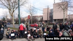 Protest ratnih veterana u februaru ove godine