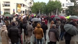 Šest sati blokade ispred Vlade u Podgorici: Odgovornost!