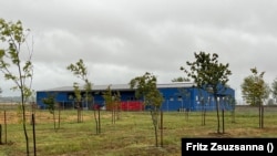 Az agrárlogisztikai központ épülete