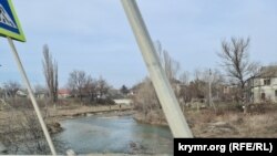 Река Биюк-Карасу в Белогорске – Крым, март 2025 года