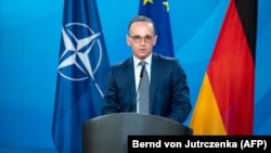 Njemački ministar vanjskih poslova Heiko Maas obraća se na konferenciji za novinare u Berlinu 1. juna 2021.