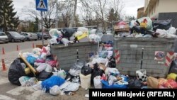 Pretrpani kontejneri u Banjoj Luci, 24. mart 2025.