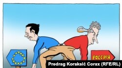 Karikatura Predraga Koraksića Coraxa