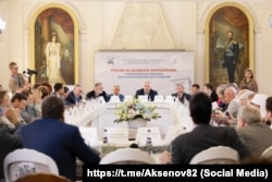 Ливадийский клуб в рамках российского фестиваля «Великое русское слово» в Крыму, 5 июня 2025 года