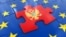Zastava Crne Gore kao dio slagalice EU