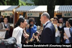 Саломе Зурабишвили и посол ЕС в Expo Georgia