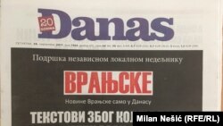 Jedna od naslovnih strana Danasa, ilustrativna fotografija