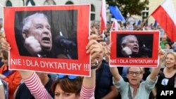 Протестите во Варшава против реформите во судството пред три дена. 