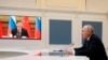 Presidenti i Rusisë, Vladimir Putin, gjatë një takimi virtual me presidentin e Kinës, Xi Jingping, 30 dhjetor 2022.
