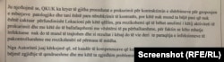 Kërkesa që SHSKUK-ja i ka dërguar Komunës së Prishtinës më 14 shtator 2021.