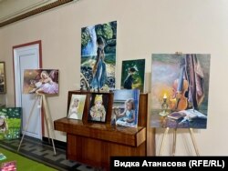 Изложбата на Александър Димитров в Куртово Конаре.