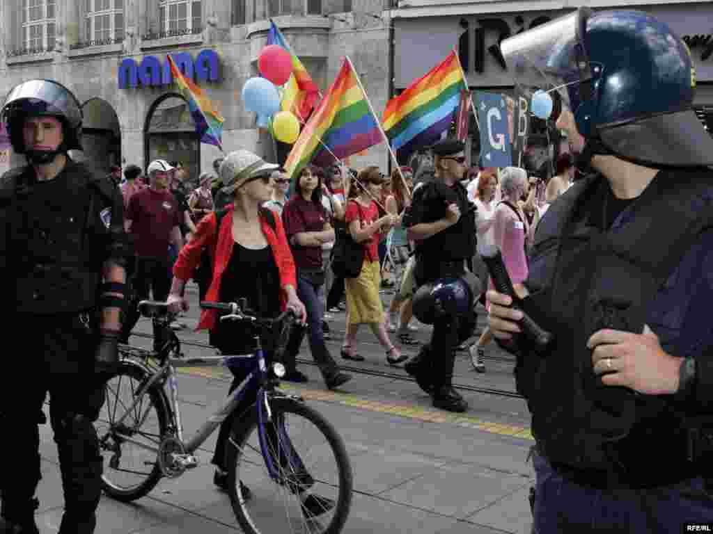 Hrvatska - Zagreb - Gay parada u Zagrebu. Foto:zoomzg,RFE/RL
