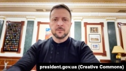 ვოლოდიმირ ზელენსკი. კიევი, 28 ნოემბერი, 2024. 