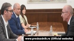Vučić i Šib na sastanku u Beogradu (8. septembar 2021.)