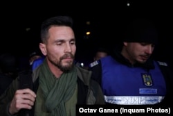 Eugen Sechila este adus pentru audieri la Parchetul General din București, 26 februarie 2025.