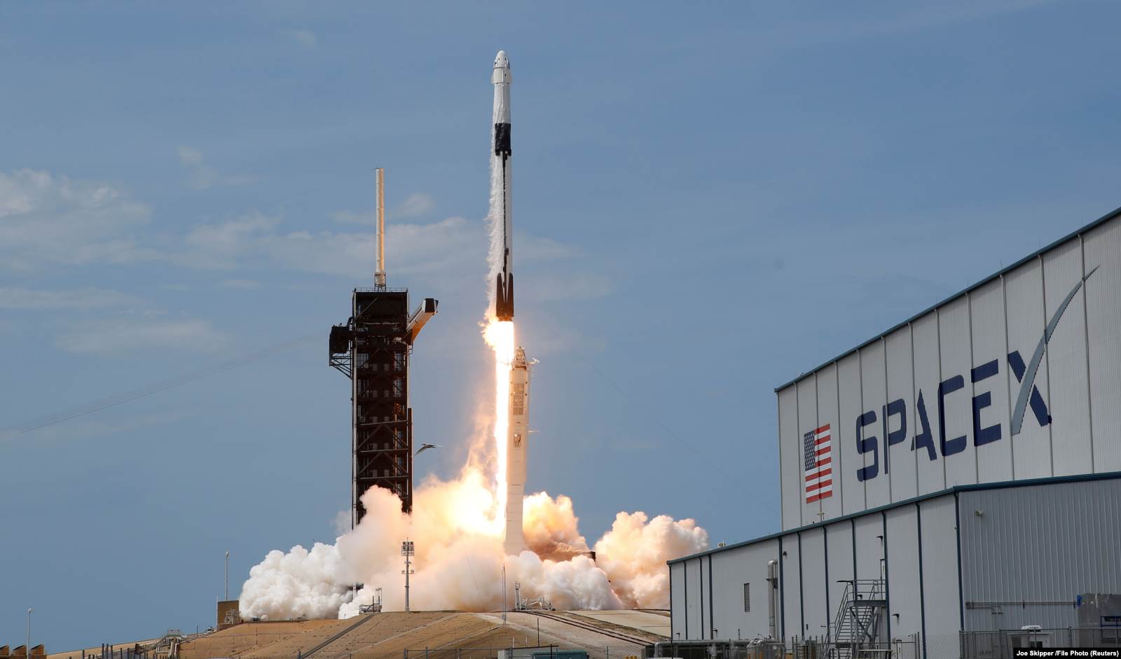 Lansiranje svemirske letjelice Falcon 9 i Crew Dragon sa astronautima NASA-e, 30. maj 2020. 