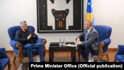 Presidenti i Kosovës, Hashim Thaçi dhe kryeministri Ramush Haradinaj (Foto nga arkivi)
