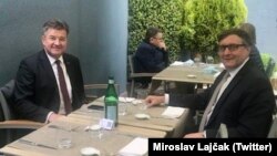 Lajčak i Palmer u Briselu 26. maja 2021