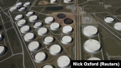 Skladišta nafte u Kušingu u Oklahomi, blizu popunjenih kapaciteta, 2016.