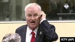 Ratko Mladić u sudnici Haškog tribunala