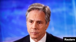 ენტონი ბლინკენი განცხადებას ავრცელებს საქართველოში მიმდინარე მოვლენებზე.