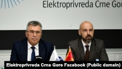 Predsjednik Odbora direktora Elektroprivrede Milutin Đukanović i direktor EPCG Ivan Bulatović, 31. mart 2025.