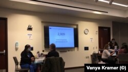 Залата за ваксинация в болницата Northwestern в чикагското предградие Лейк Форест