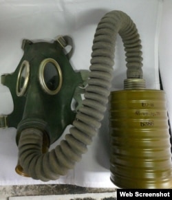 ჩერნობილის ავარიის ლიკვიდატორების აირწინაღი.