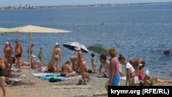 Российске туристы в Крыму, архивное фото