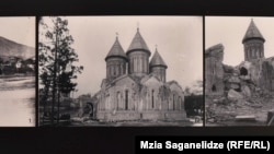 ვანქის სომხური ტაძარი. დაანგრიეს კომუნისტებმა. შემორჩენილია მხოლოდ სამრეკლო.