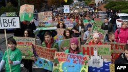 Стачкуващи в Украйна