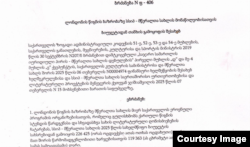 ამონარიდი მწერალთა სახლის ბრძანებიდან. ამ დოკუმენტში ჩანს ლონდონის წიგნის ბაზრობაზე დახარჯული თანხის ოდენობა.