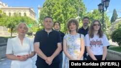 "წინააღმდეგობის პლატფორმის" წევრები 26 მაისისათვის დანიშნული ღონისძიებების შესახებ. თბილისი. 2025 წ. 25 მაისი