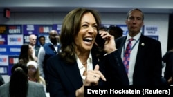 Demokratski predsjednički kandidat, potpredsjednica SAD-a Kamala Harris na dan izbora u Washingtonu, SAD, 5. novembra 2024.