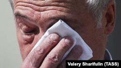 Beloruski predsednik Aleksandar Lukašenko tokom obraćanja na skupu u Minsku, 16. avgust