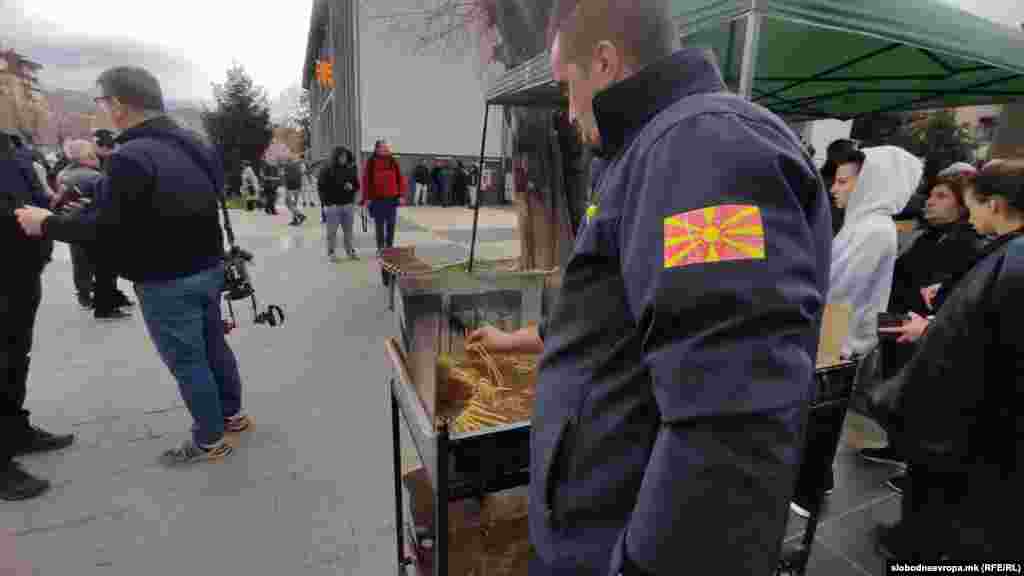 Кочани, оддавање почит на загинатите во пожарот, 17 март 2025 година