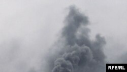 Povećanje zagađenja vazduha u području Tuzle (severoistočna Bosna), ilustrativna fotografija 10.mart 2010.