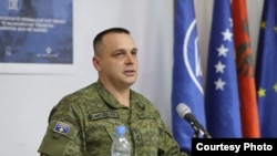 Kolonel Ejup Maqedonci - Shef i Departamentit për Operacione dhe Trajnime në FSK. 