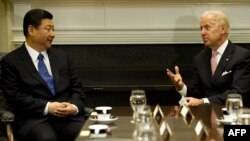Presidenti i Shteteve të Bashkuara, Joe Biden dhe ai kinez Xi Jinping. Fotografi nga arkivi. 
