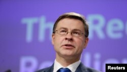 Потпретседателот на Европската комисија, Валдис Домбровскис